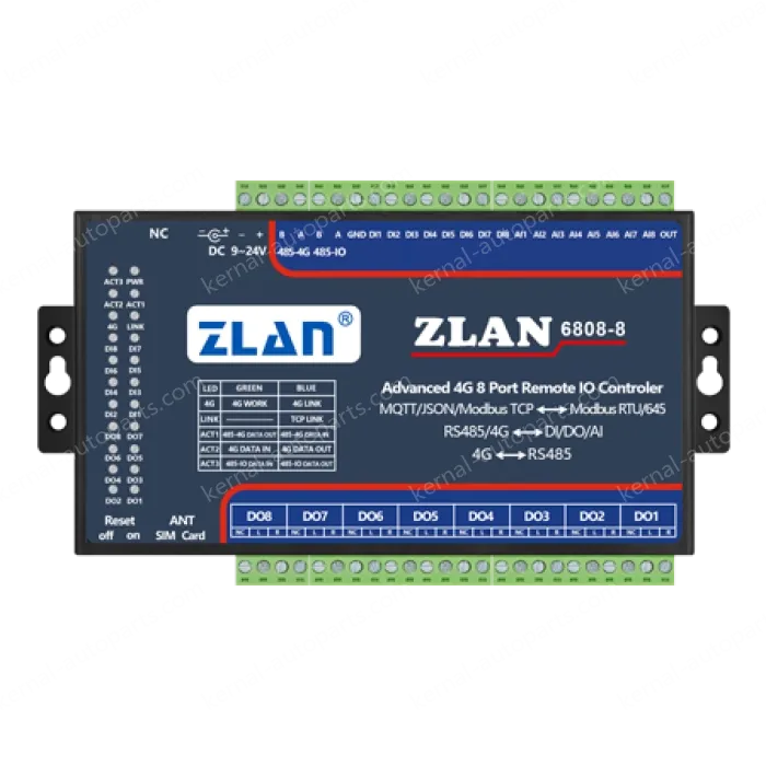 8-channel DI/DO/AI remote IO controller