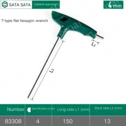 83308/4mm - Flat head