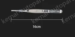 Stainless steel tweezers Straight round head (304 models) 16cm