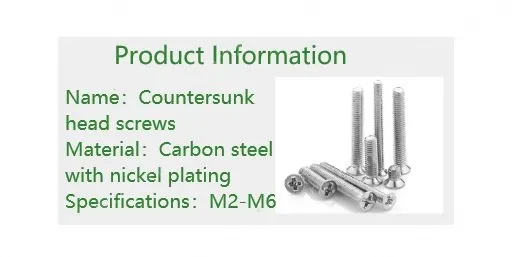 Electronic screws M1*2.5