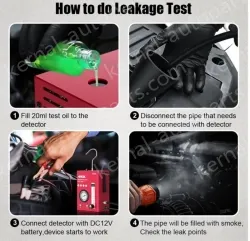 ANCEL S3000 Automotive Detection Tool EVAP Pipeline Leakage Analyzer Smoke Leakage Detector