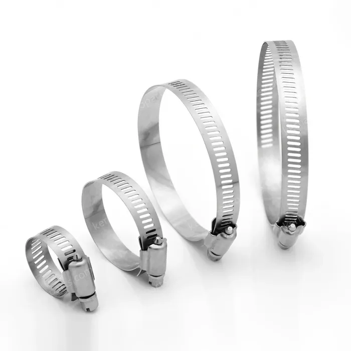 201 full steel single-word throat hoop 16-25