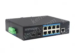 8-port 10/100BASE-TX+2G SFP Managed Industrial POE Switch