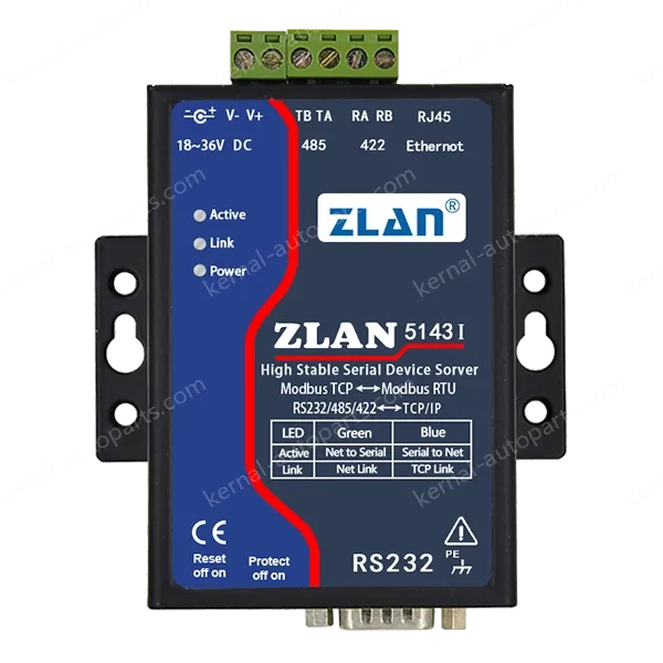 ZLAN5143I Full-isolation Serial Device Server