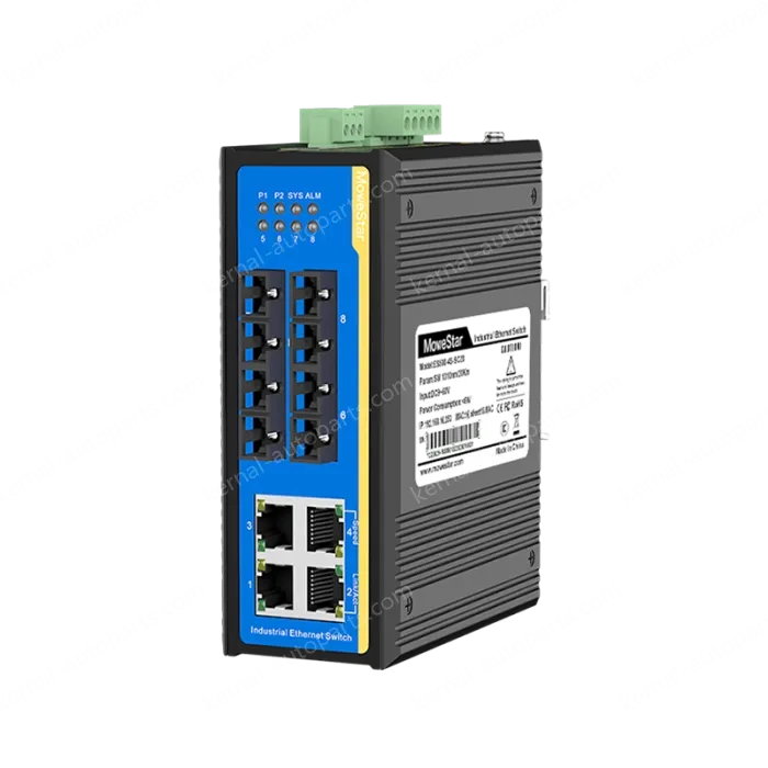 [100 Gigabit 4 Optical 4 Electrical] Ring Network Management Industrial Switch