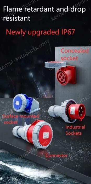 4 pole 63A connector