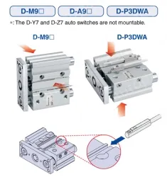 Compact Guide Cylinder MGP Series MGPM25-30Z