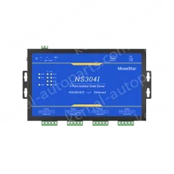 4 Ports RS485/422 Serial to 100M Ethernet Opto-isolated Server