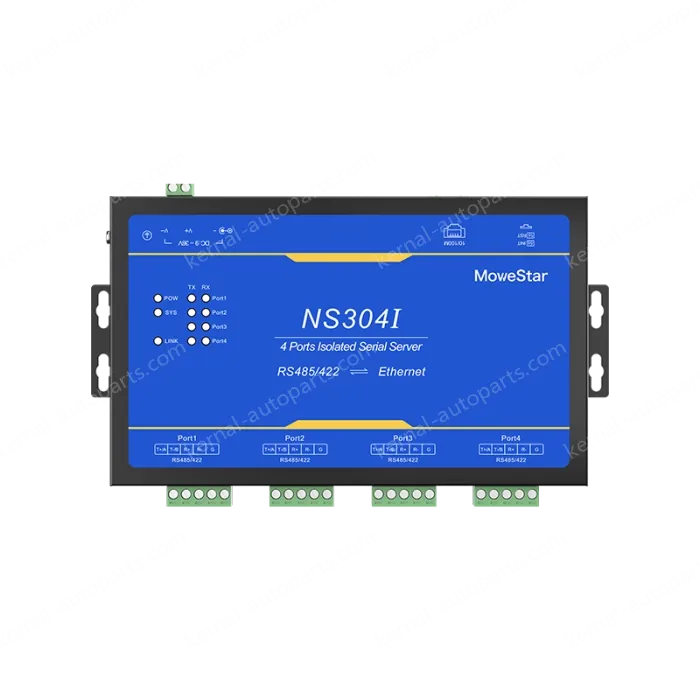 4 Ports RS485/422 Serial to 100M Ethernet Opto-isolated Server