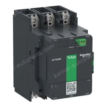 LC1G500EHEN Contactor, high power, TeSys Giga, standard version, 3 pole/NO, AC-3 <=440V 500A, 48-130VAC/DC coil