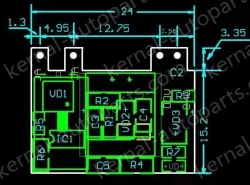 Small, safe isolated, regulated power supply switching power supply module 12V 1A