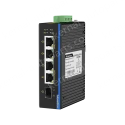 1 Port Gigabit SFP + 4 Ports Gigabit RJ45 Din-Rail Unmanaged Industrial Ethernet Switch
