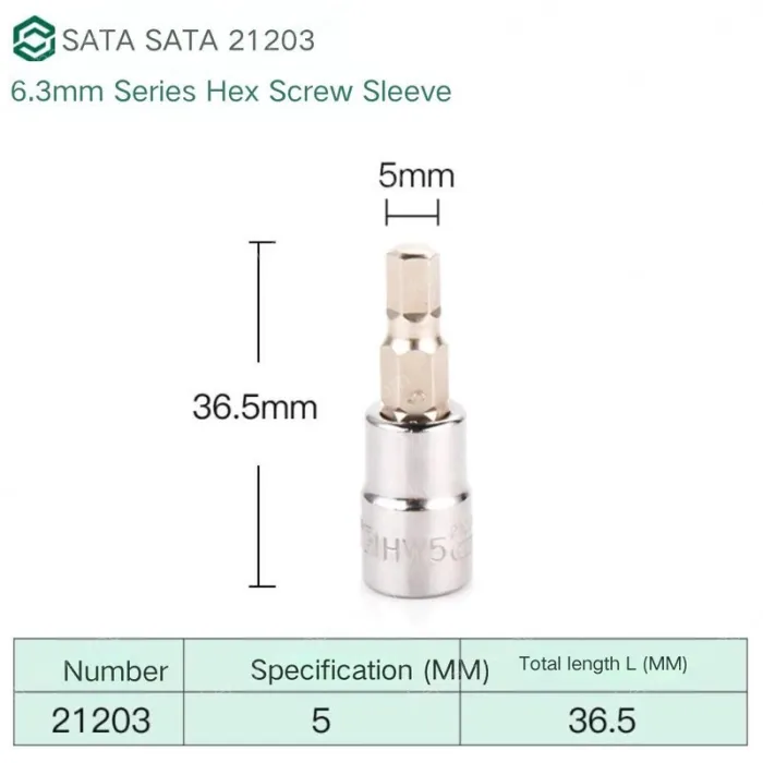 Xiaofei 5mm with a total length of 36.5mm-21203