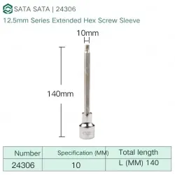 Dafei 10mm with a total length of 140mm-24306