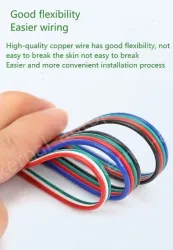 LED light connecting cable 20AWG*8 and (21/0.14TS)