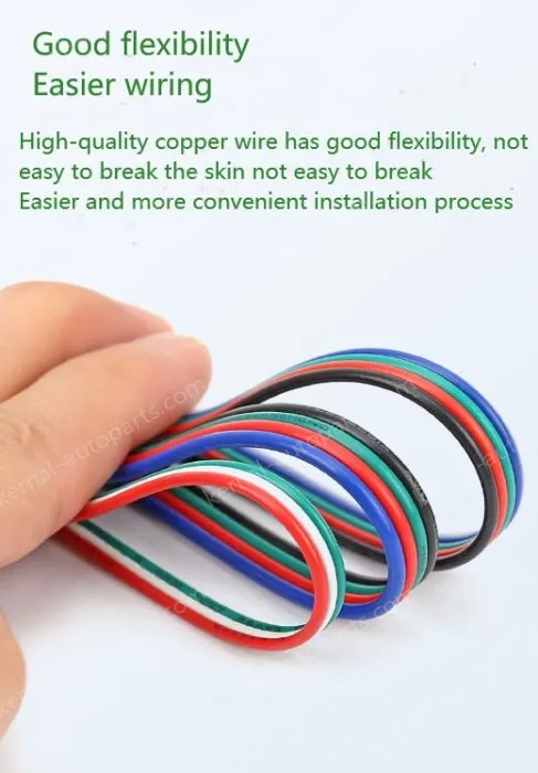 LED light connecting cable 20AWG*8 and (21/0.14TS)