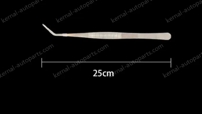Stainless steel tweezers Curved tip (thick) 20cm
