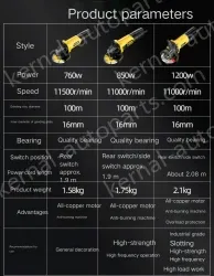 Slotted 1200W rear switch multi-function package