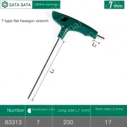 83313/7mm - Flat head