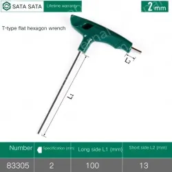 83305/2mm - Flat head