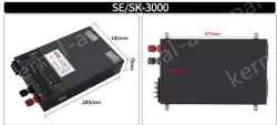High-power switching power supply 3000W 12V