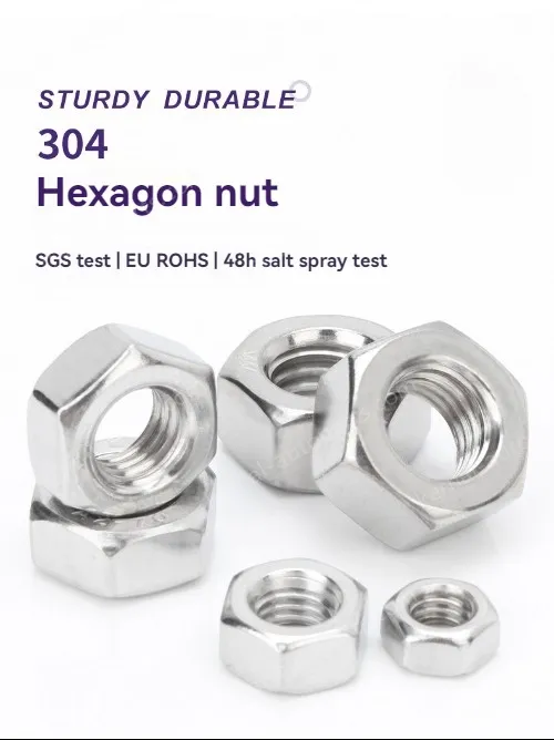 External hexagon nut 304 stainless steel-M18