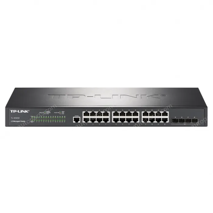 24 Gigabit RJ45 ports, 4 Gigabit SFP+ ports Layer 3 network management switches