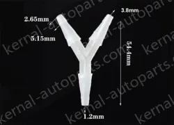 3.8mmY-shaped tee