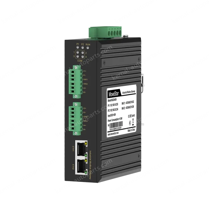 4 Ports RS485 to 2 Ports Ethernet Modbus Industrial Smart Gateway