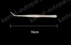 Stainless steel tweezers Curved tip (thick) 16cm