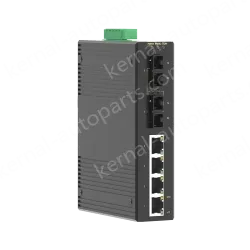 2 Ports 100M F(x) + 4 Ports 10/100M T(x) Din-Rail Unmanaged Industrial Ethernet Switch