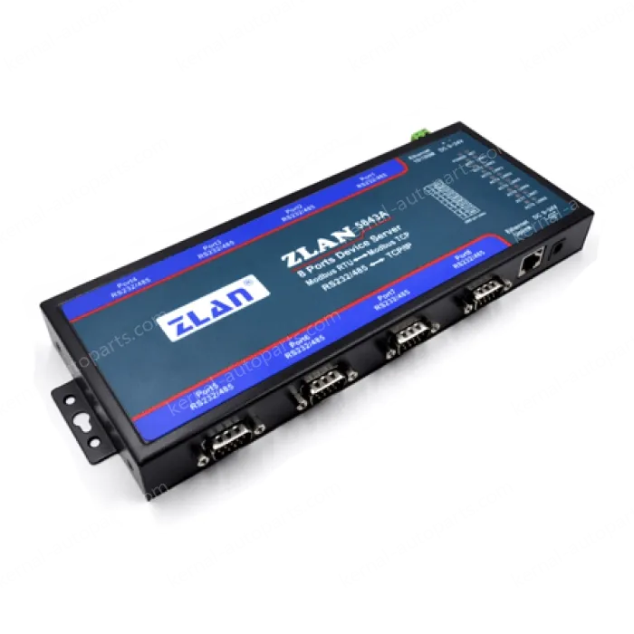 8 RS232 serial ports, 8 RS485 serial ports Serial Device Server