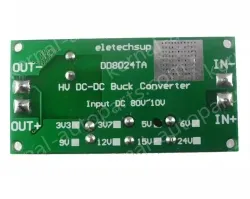 DC-DC high-voltage buck module regulated power board converters Input DC 14~80V Output 12V