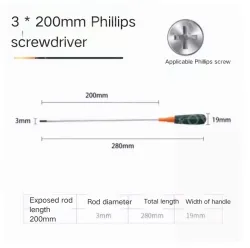 Phillips screwdriver 3*200