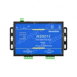 1 Port CAN-bus + 1*RS232/485 To Ethernet Opto-isolated Wall-mounted Ethernet CAN-bus Server