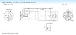 Planetary gear motor