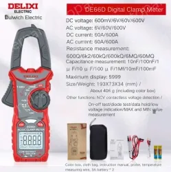 DE66D AC & DC current measurement with NCV