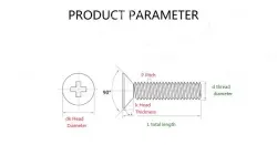 Electronic screws M1*3.5