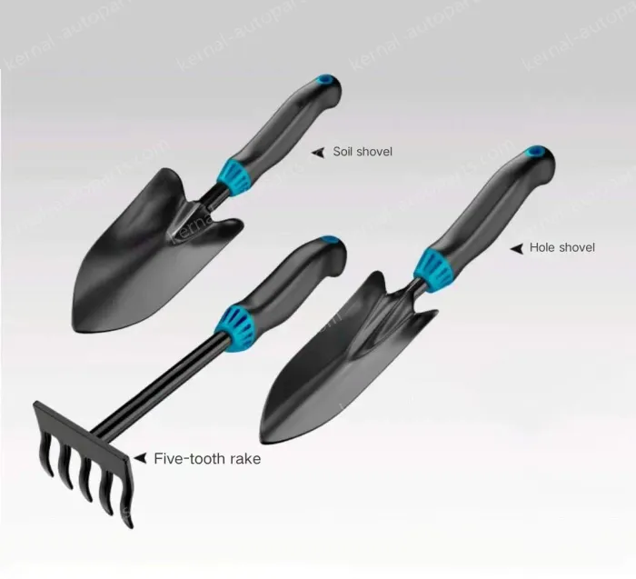 (Soil shovel + hole shovel + five-tooth harrow)
