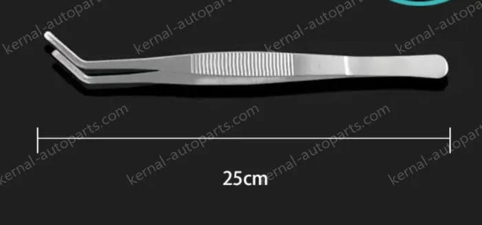 Stainless steel tweezers Curved tip (thick) 25cm