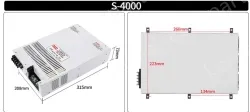 High-power switching power supply 4000W 15V