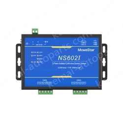 2 Ports CAN-bus To Ethernet Opto-isolated Wall-mounted Ethernet CAN-bus Server