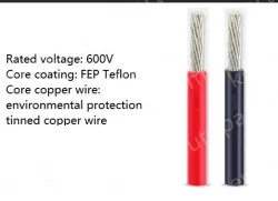 Teflon Wire Cable 26AWG White 7cores