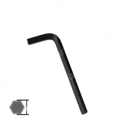 Blackened 6mm 10pcs Flat head