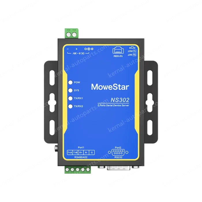 1 Port RS232 + 1 Port RS485/422 Serial to 100M Ethernet Server