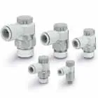 SMC Speed control valve AS1201F-M5E-06A