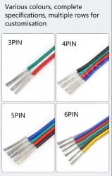 LED light connecting cable 16AWG*4 and (26/0.254TS)