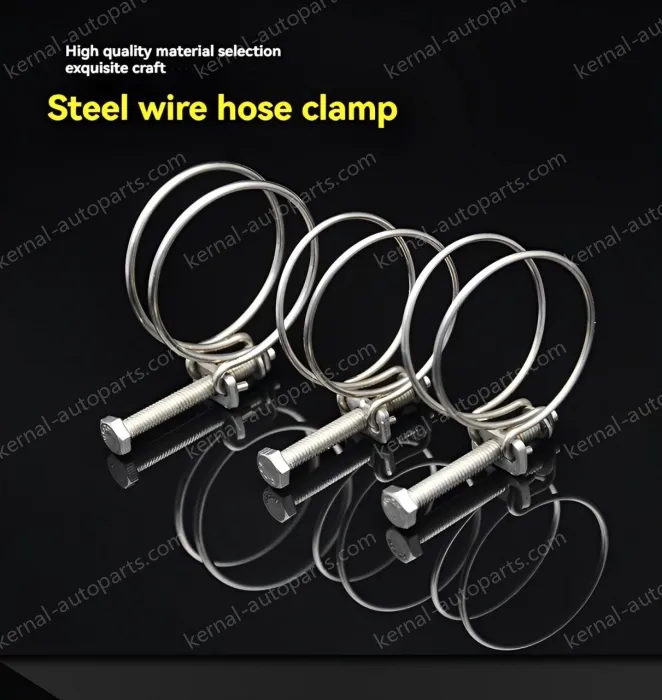 Double steel wire hose clamp 201 material 17-20*2 [wire diameter]