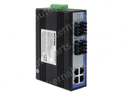 UOTEK 100M 4 Fiber Ports 4 RJ-45 Ports Industrial Switch