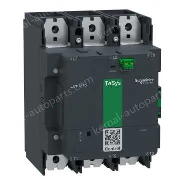 LC1G630EHEN Contactor, high power, TeSys Giga, 630A, std version, AC-1, <= 440V, 1050A, 3 pole/NO, 48-130VAC/DC coil